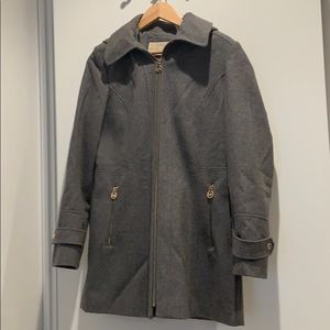 MICHAEL Michael Kors Hooded Wool Coat